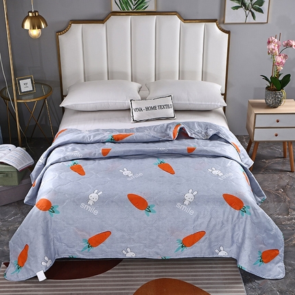 91家纺网 家纺一手货源 找家纺 （总）富之纹家纺 2025新款钻石绒亲肤棉超声波夏被夏凉被空调被压花礼品直播引流爆款 