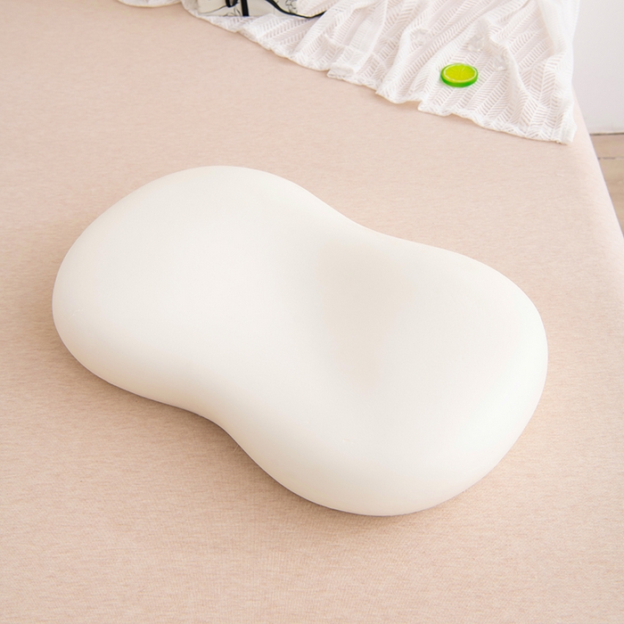 91家纺网 家纺一手货源 找家纺 芯洲 2025新款记忆棉凉感丝猫肚枕慢回弹记忆枕头 萌乐熊-灰  30*50cm