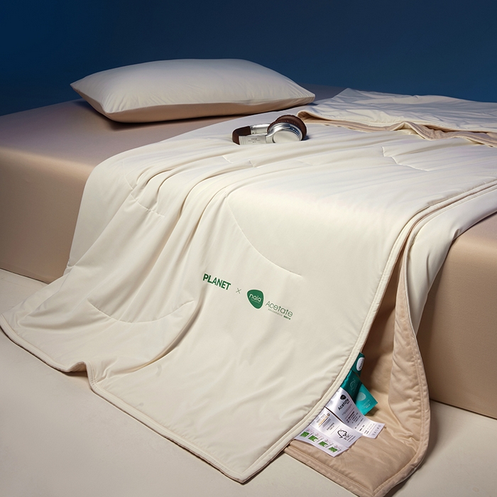 91家纺网 家纺一手货源 找家纺 莱福仕家纺 2025新款酣睡星球双面凉感夏被被子被芯 凉感夏被-云朵白