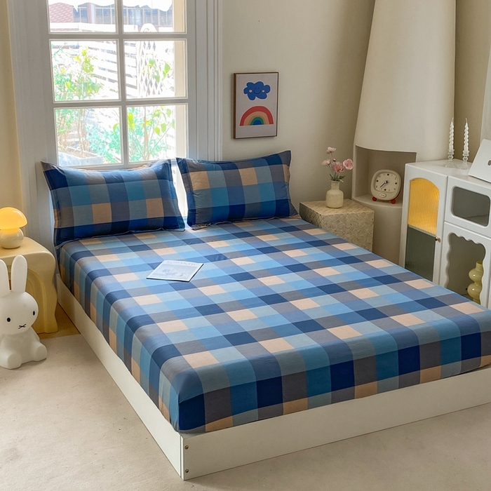 91家纺网 家纺一手货源 找家纺 （总）凌云  2025新款A类全棉13372全棉印花床笠三件套