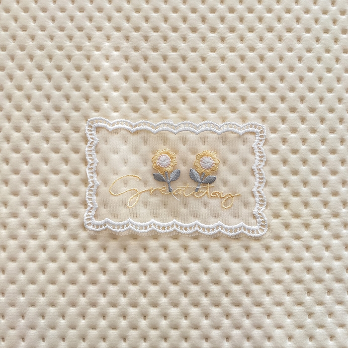 91家纺网 家纺一手货源 找家纺 眠势力 2025新款华夫格花边床笠豆豆凉席款夏季凉感床垫保护套 （提供买家秀） 奶昔米