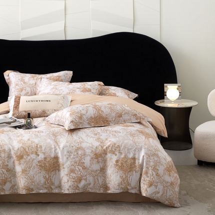 2025春夏新款【奥斯汀】红金裸盖™棉全棉纯棉红金裸盖棉四件套 （标准号全网控价（折后券后）不低于199元） 奥斯汀-卡其