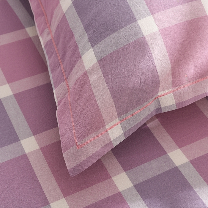 91家纺网 家纺一手货源 找家纺 润淳家居 2025新款A类全棉水洗棉四件套三件套 爱格