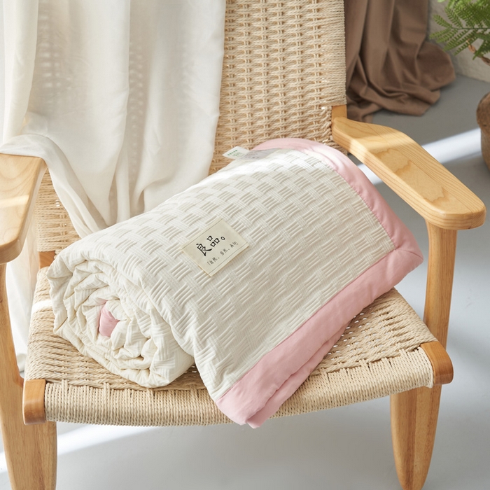 91家纺网 家纺一手货源 找家纺 子由家居 2025新款良品格大豆纤维夏被被子被芯 良品格-纱粉