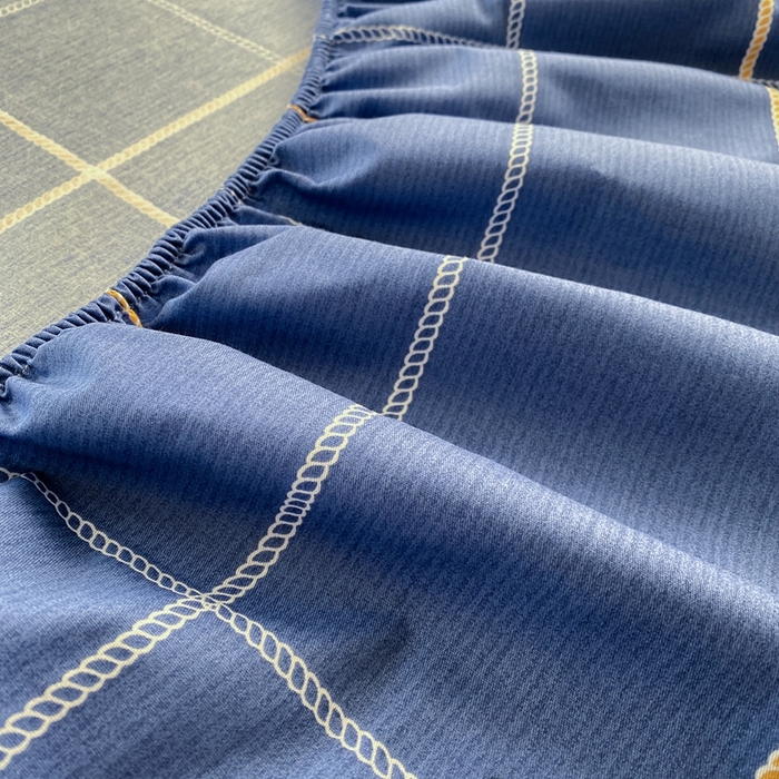 91家纺网 家纺一手货源 找家纺 凌云2025新款13372A类全棉床笠    似水流年