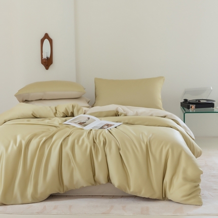 91家纺网 家纺一手货源 找家纺 （总）121  2025新款亲肤柔软天丝棉四件套-小满春曲