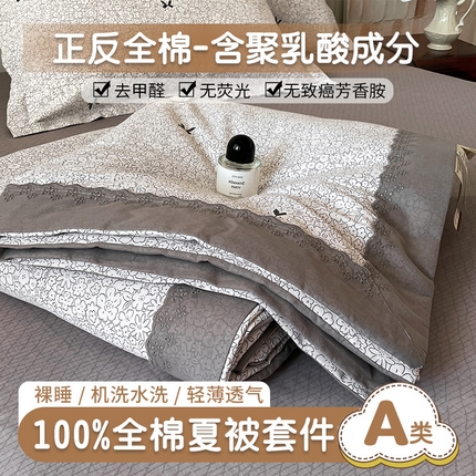 帕拉美拉 2025新款全棉法式风玉米夏被春秋被玉米被三件套四件套 芬妮