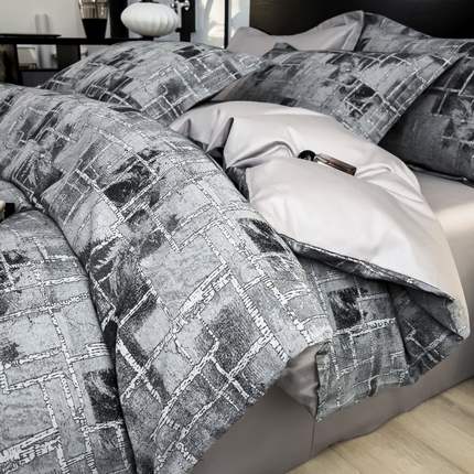 91家纺网 家纺一手货源 找家纺 （总）倾慕家纺 2025新款60S提花全棉四件套