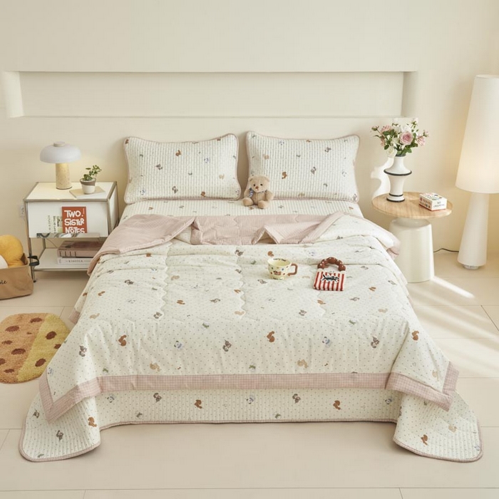 91家纺网 家纺一手货源 找家纺 子由家居 2025新款纯棉新疆棉花被被子被子 棉花被-萌宠小狗