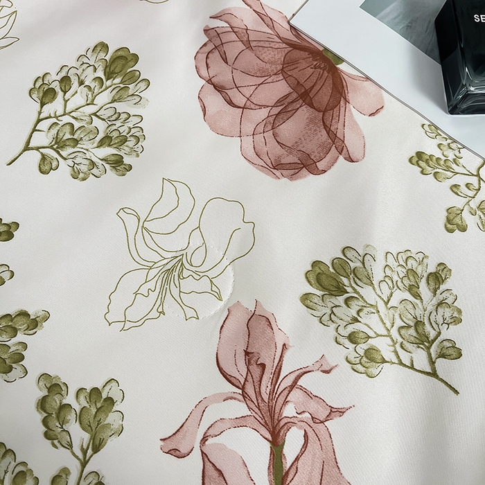 91家纺网 家纺一手货源 找家纺 绘萱2025爆款直播印花水洗天丝夏被四件套凉感水洗真丝冰丝夏凉被空调被克里丝