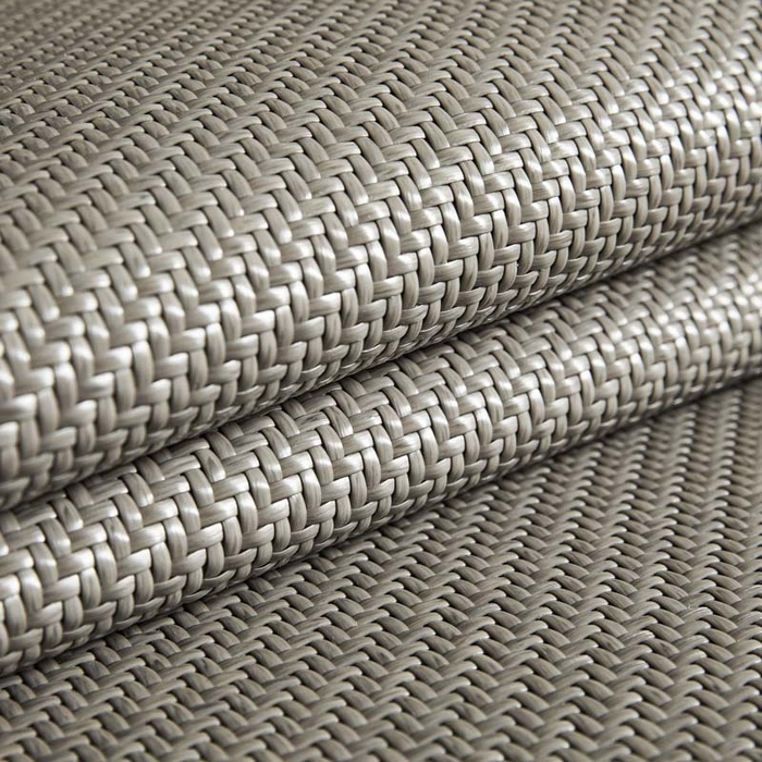 91家纺网 家纺一手货源 找家纺 鑫琪莱家纺 2025新款PE雪藤刺绣工艺款凉席典雅贡藤-灰