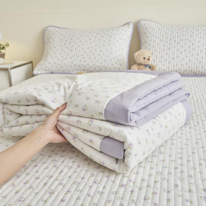 91家纺网 家纺一手货源 找家纺 子由家居 2025新款纯棉新疆棉花被被子被子 棉花被-花夕