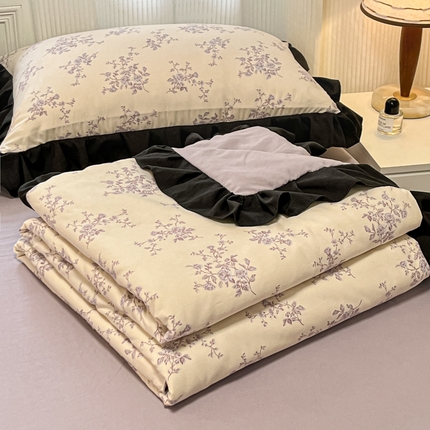 首尔家纺 2025新款双层纱夏被系列 薰衣草