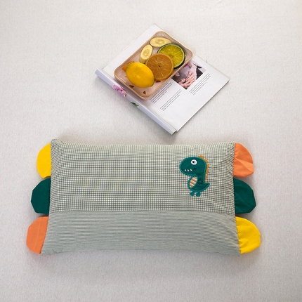 91家纺网 家纺一手货源 找家纺 （总）枕之坊 2025年新款全棉卡通刺绣儿童荞麦枕  30*50