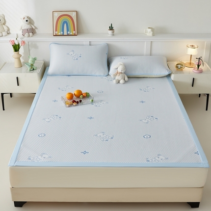 91家纺网 家纺一手货源 找家纺 （总）东宇2025新款a类凉感凉豆豆凉席软凉席软席床席床单款-提供检测报告