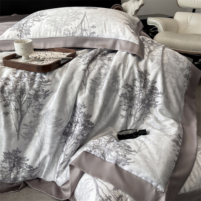 91家纺网 家纺一手货源 找家纺 （总）DC2025新款60支天丝印花夏被四件套