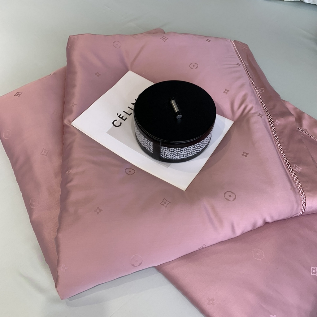 91家纺网 家纺一手货源 找家纺 奈萝家纺 2025新款60S天丝提花夏凉被空调被子被芯 梅子粉