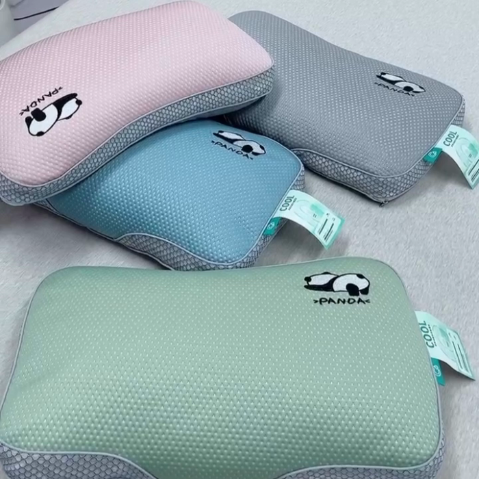 91家纺网 家纺一手货源 找家纺 （总）枕之坊 2025新款凉感熊猫荞麦枕