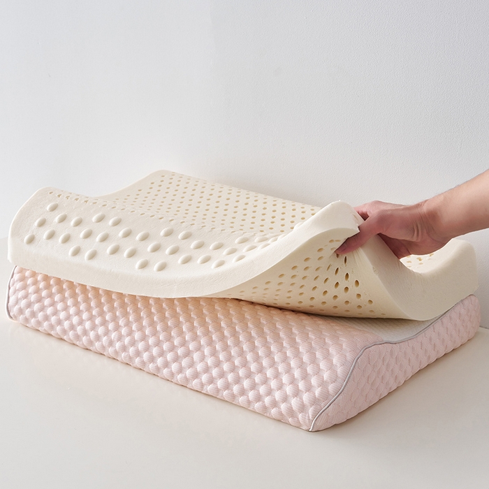 91家纺网 家纺一手货源 找家纺 （总）沃兰国际 2025新款豆豆牵引乳胶枕枕头枕芯