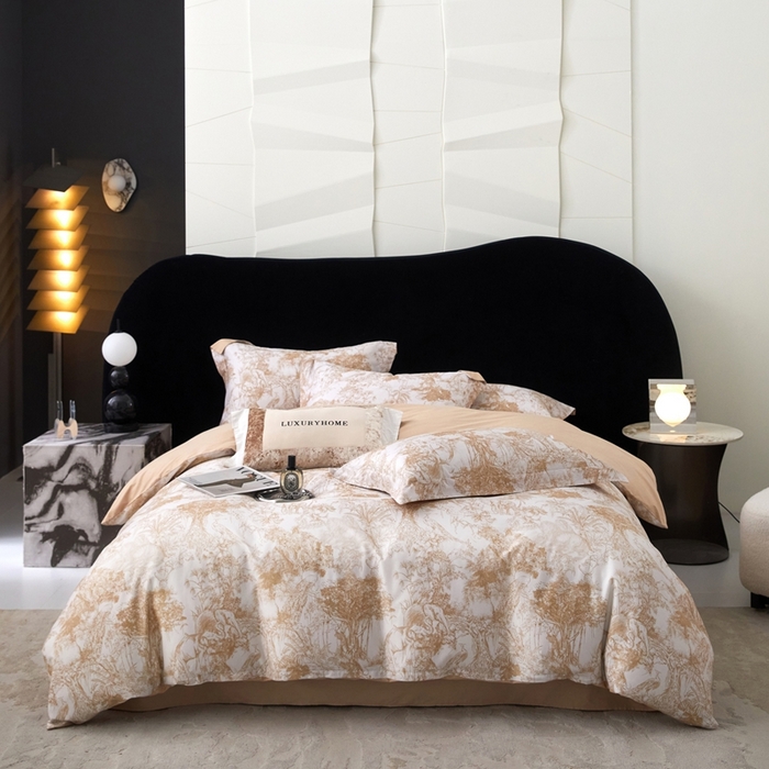 91家纺网 家纺一手货源 找家纺 2025春夏新款【奥斯汀】红金裸盖™棉全棉纯棉红金裸盖棉四件套 （标准号全网控价（折后券后）不低于199元） 奥斯汀-卡其