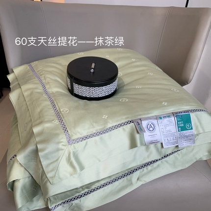 奈萝家纺 2025新款60S天丝提花夏凉被空调被子被芯 抹茶绿