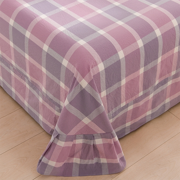 91家纺网 家纺一手货源 找家纺 润淳家居 2025新款A类全棉水洗棉四件套三件套 爱格