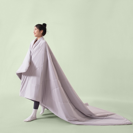 栩裕纺织2025新款锦纶凉感雪糕夏被夏凉被空调被 高级灰