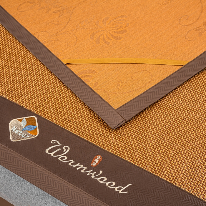 91家纺网 家纺一手货源 找家纺 81号家纺 2025新款古藤席三件套凉席三件套 古藤席-冰爽咖