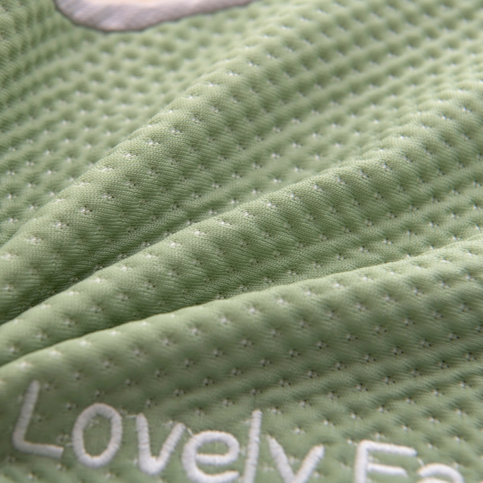 91家纺网 家纺一手货源 找家纺 芯洲 2025新款凉豆豆儿童学生枕卡通小象枕芯荞麦枕 魔术小象-绿  28*48cm