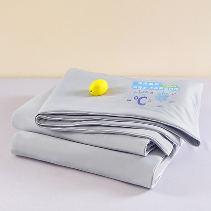 优布加2025新款亲肤舒适凉感丝夏被夏凉被空调被 冰凉灰色