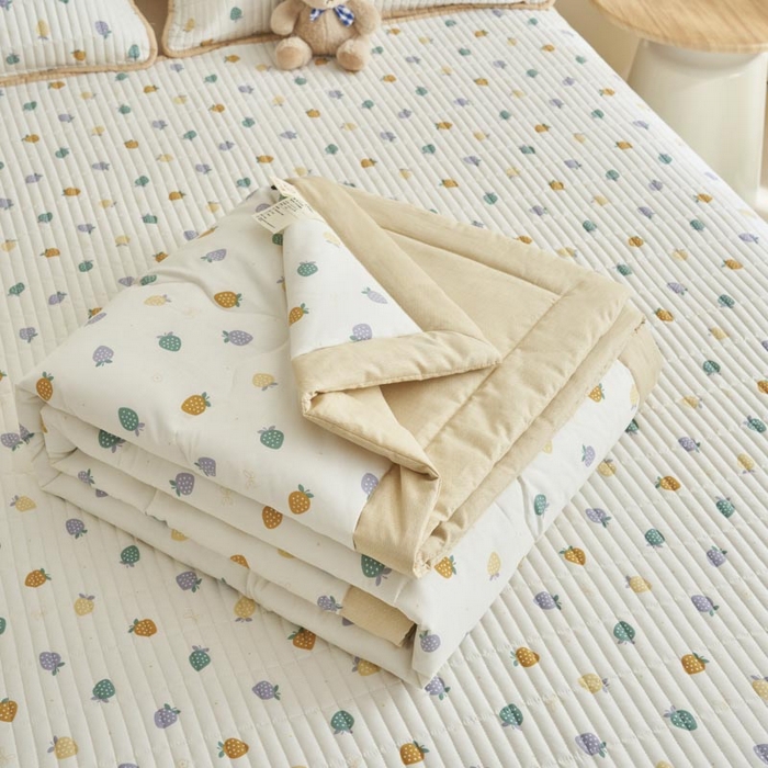 91家纺网 家纺一手货源 找家纺 子由家居 2025新款纯棉新疆棉花被被子被子 棉花被-丰收