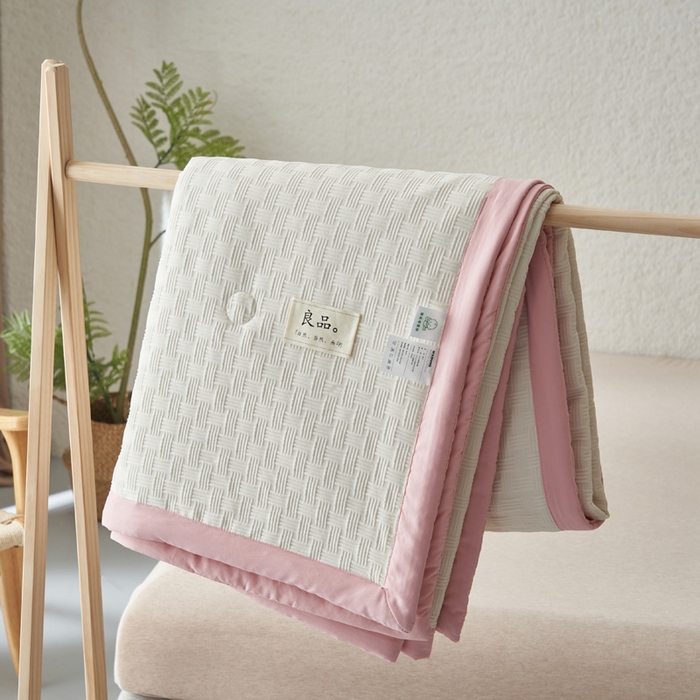 91家纺网 家纺一手货源 找家纺 子由家居 2025新款良品格大豆纤维夏被被子被芯 良品格-纱粉