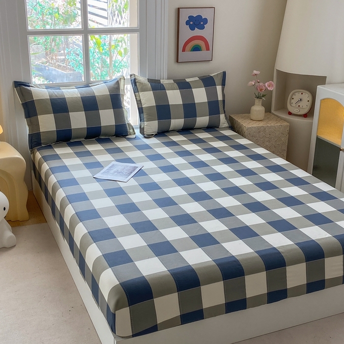 91家纺网 家纺一手货源 找家纺 凌云2025新款13372A类全棉床笠    千寻