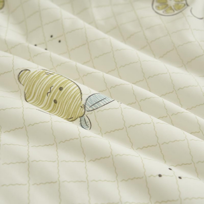 91家纺网 家纺一手货源 找家纺 子由家居 2025新款凉感丝豆豆夏被四件套 凉感豆豆被-小可爱