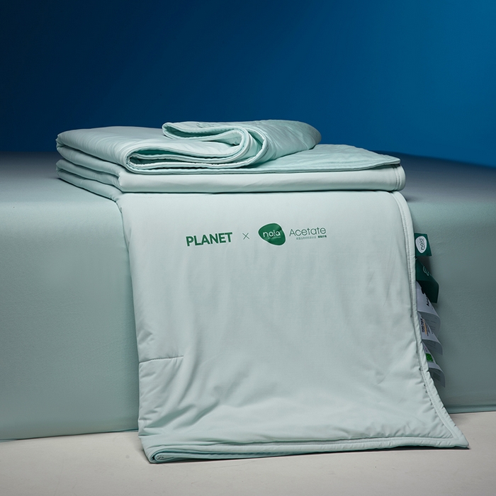 91家纺网 家纺一手货源 找家纺 莱福仕家纺 2025新款酣睡星球双面凉感夏被被子被芯 凉感夏被-山野青