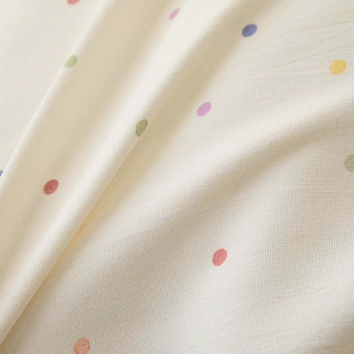 91家纺网 家纺一手货源 找家纺 珍爱家纺 2025新款A类针织棉双层纱夹棉床盖床裙花边单件三件四件套 奶油波点