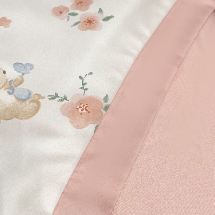 91家纺网 家纺一手货源 找家纺 绘萱2025爆款直播印花水洗天丝夏被四件套凉感水洗真丝冰丝夏凉被空调被花晨兔