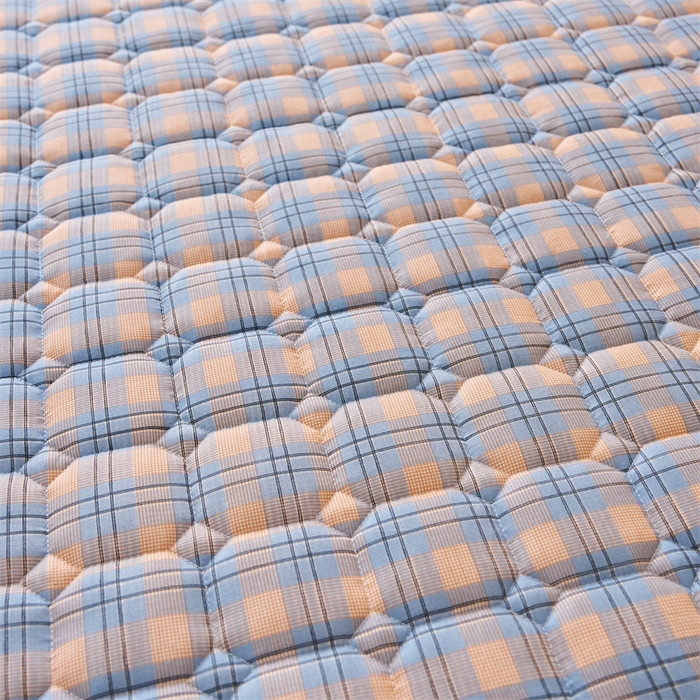 91家纺网 家纺一手货源 找家纺 艺博床垫 2025新款水洗棉棉花学生床垫 简兮蓝