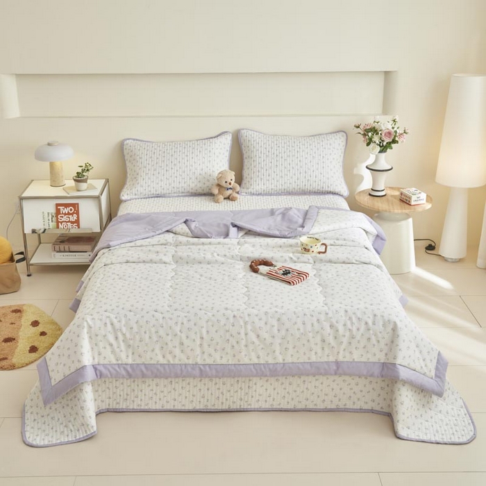 91家纺网 家纺一手货源 找家纺 子由家居 2025新款纯棉新疆棉花被被子被子 棉花被-花夕