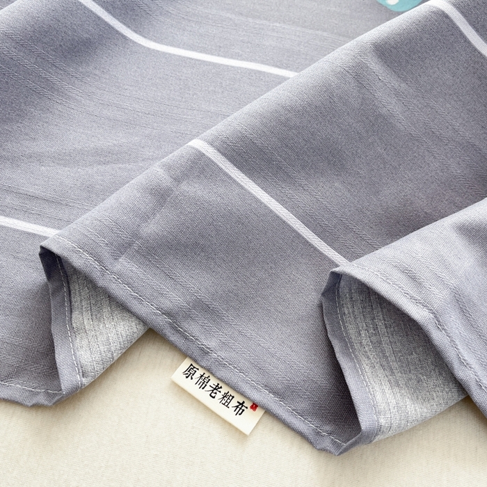 91家纺网 家纺一手货源 找家纺 莱通2025新款原棉老粗布床单 树漫漫