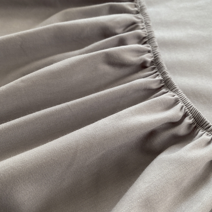 91家纺网 家纺一手货源 找家纺 凌云2025新款13372A类全棉床笠    简约灰