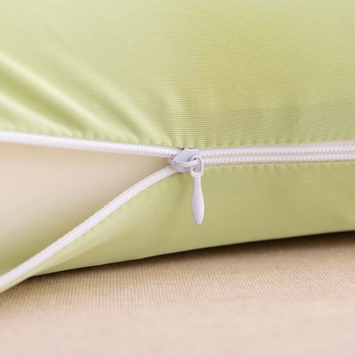 91家纺网 家纺一手货源 找家纺 芯洲 2025新款记忆棉凉感丝猫肚枕慢回弹记忆枕头 萌乐熊-绿  30*50cm