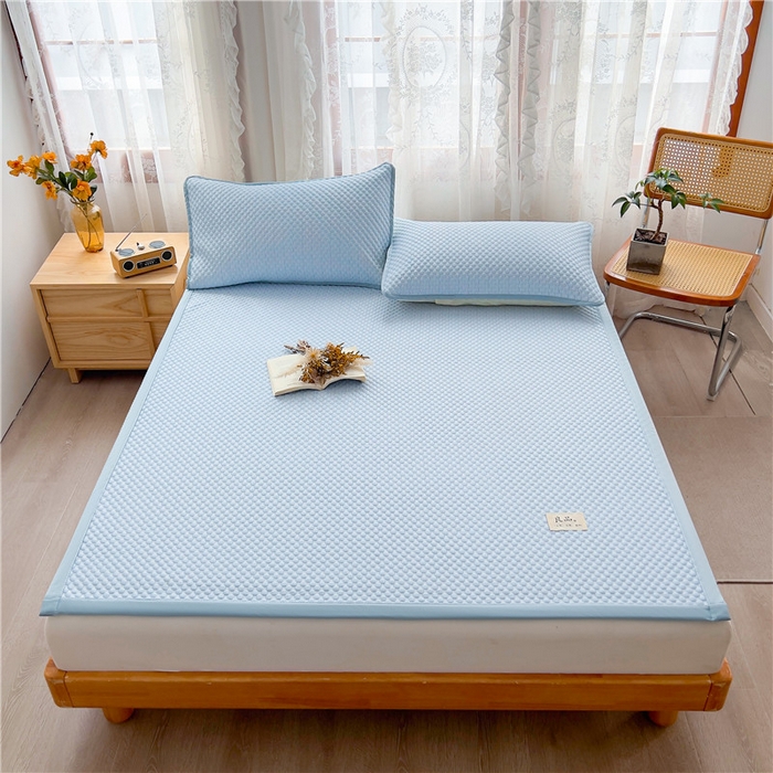 91家纺网 家纺一手货源 找家纺 （总）喜居 2025新款无印风豆豆席宽边平席冰豆豆凉豆豆凉席