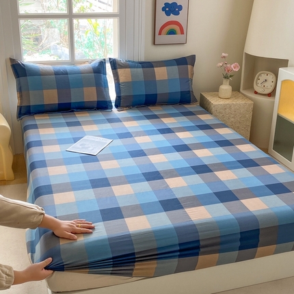 91家纺网 家纺一手货源 找家纺 （总）凌云  2025新款A类全棉13372全棉印花床笠三件套