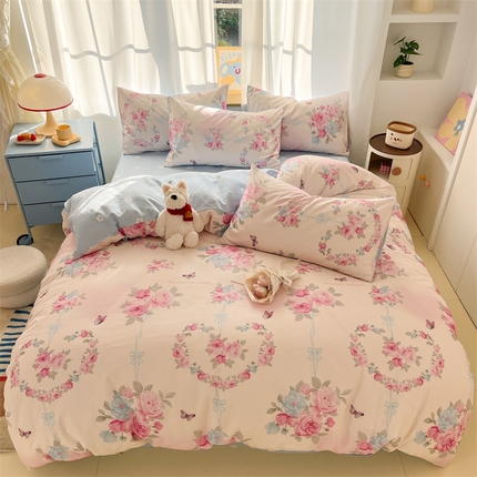 91家纺网 家纺一手货源 找家纺 （总）798家纺 2025新款全棉13370卡通印花四件套