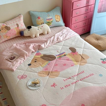 91家纺网 家纺一手货源 找家纺 （总）美乐迪家纺2025新款凉感丝乳胶凉席夏被夏凉被空调被