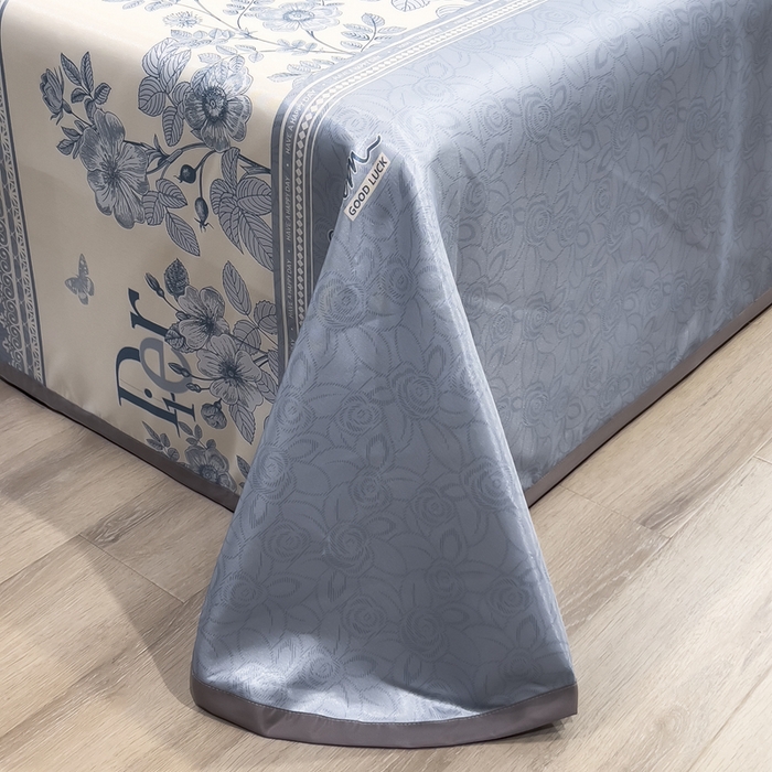 91家纺网 家纺一手货源 找家纺 许林家纺  2025新款冰丝凉席床单款凉席三件套 凝光