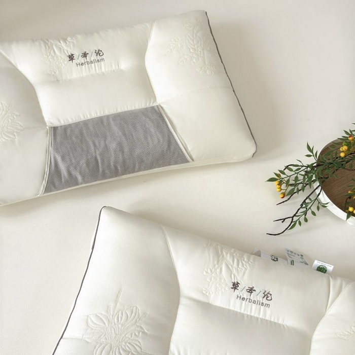 91家纺网 家纺一手货源 找家纺 爱尚家枕芯 2025新款植物精华抗菌草本枕枕头枕芯 白色（48*74cm/只）