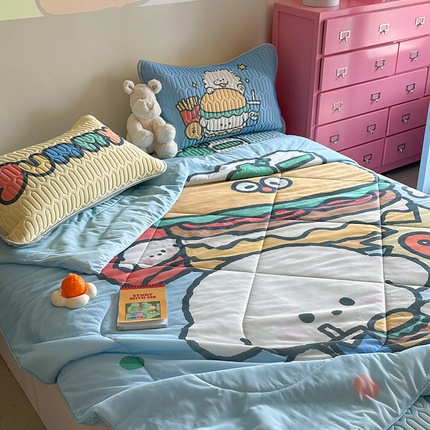 91家纺网 家纺一手货源 找家纺 （总）美乐迪家纺2025新款凉感丝乳胶凉席夏被夏凉被空调被