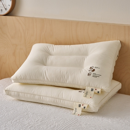 91家纺网 家纺一手货源 找家纺 乐可2025春夏新款A类棉小眠枕枕头枕芯 A类棉小眠-立体中枕/一对